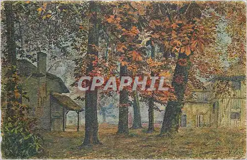 Cartes postales Matin d'automne au hameau de Marie-Antoinette