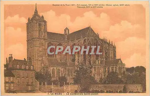Cartes postales Le Mans la cathedrale Saint Julien