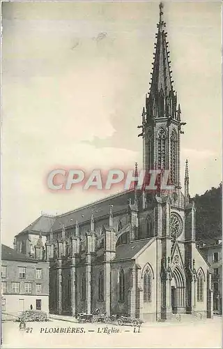 Cartes postales Plombieres - l'eglise