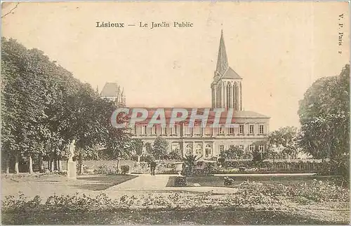 Cartes postales Lisieux - le Jardin Public