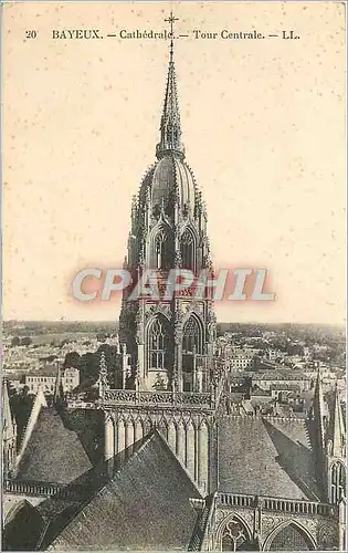 Cartes postales Bayeux - Cathedrale - Tour Centrale