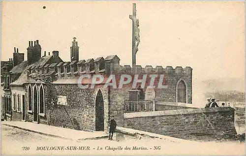 Cartes postales Boulogne sur Mer - La chapelle des marins