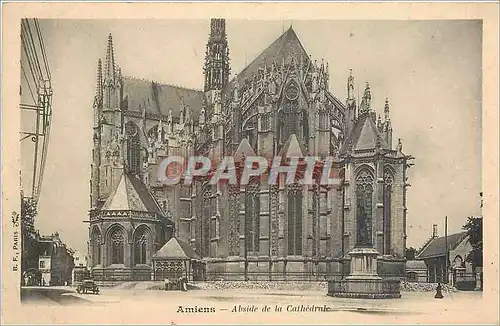 Ansichtskarte AK Amiens _ Abside de la cathedrale