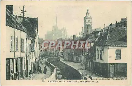 Ansichtskarte AK La rue des Tanneurs Amiens