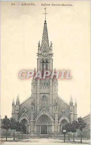 Cartes postales Amiens - Eglise Saint-Martin