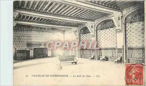 Ansichtskarte AK Ch�teau de Pierrefonds - la salle des Ducs