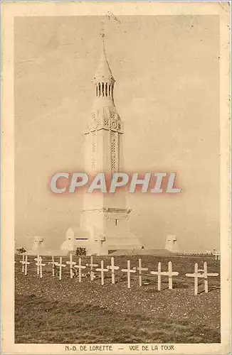 Ansichtskarte AK N.-D de Lorette vue de la Tour