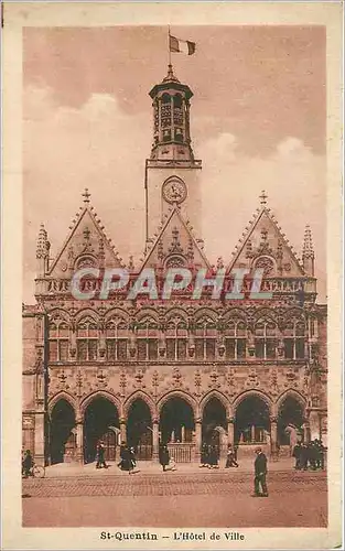 Cartes postales Saint-Quentin Aisne - l'hotel de ville