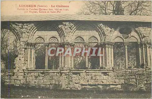 Cartes postales Lucheux Somme le ch�teau