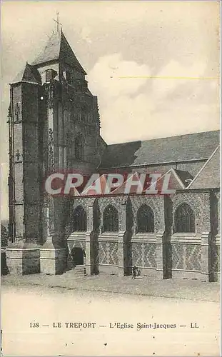 Cartes postales Le Treport l'Egilse Saint-Jacques