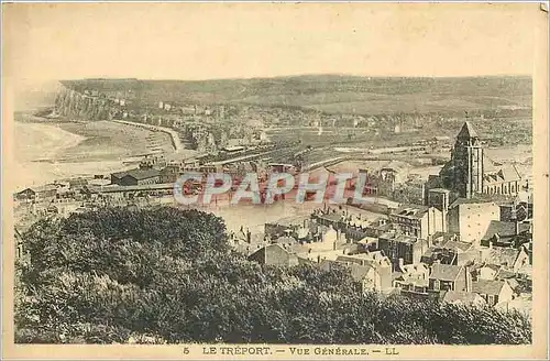 Cartes postales Le Treport - vue generale