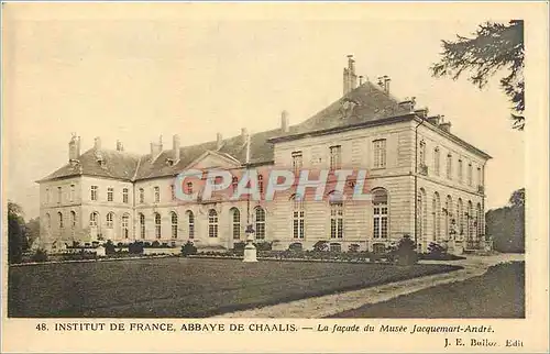 Cartes postales Institut de France - Abbaye de Chaalis la fa�ade du musee Jacquemart-Andre