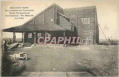 Cartes postales Beaumont-Hamel Parc commemoratif Terreneuvien Maison terreneuvienne