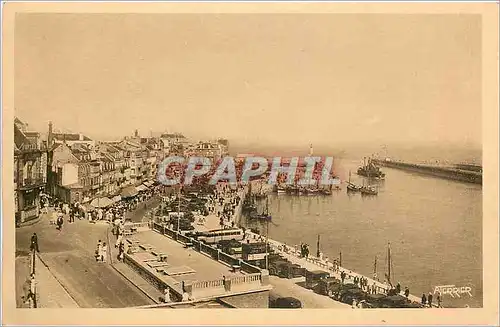 Ansichtskarte AK Le Treport - le port et les quais Bateaux