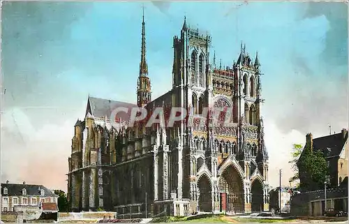 Moderne Karte Amiens la cathedrale