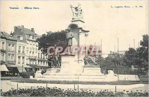 Cartes postales Tournai Statue Bara