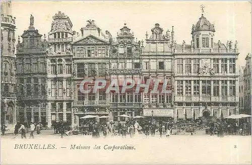 Cartes postales Bruxelles - Maisons des Corporations