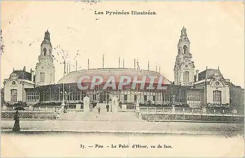 Cartes postales Pau - le palais d'hiver vu de face