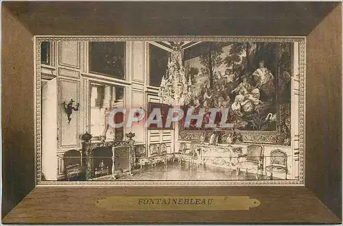 Cartes postales Fontainebleau - le palais petit salon Louis XV