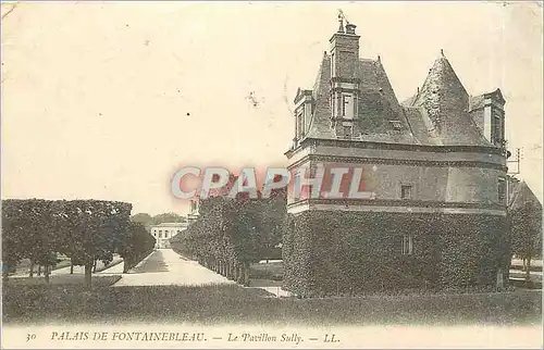 Ansichtskarte AK Palais de Fontainebleau - le pavillon Sully