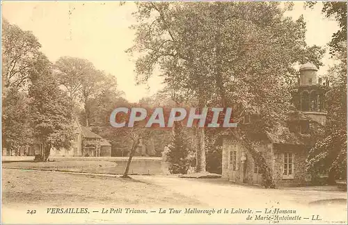 Ansichtskarte AK Versailles - jardin du Petit Trianon La tour Malborough et la Laiterie - le hameau