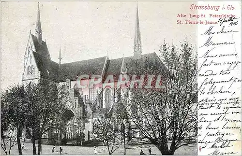 Cartes postales Strassburg i. els St Pierre-le-jeune