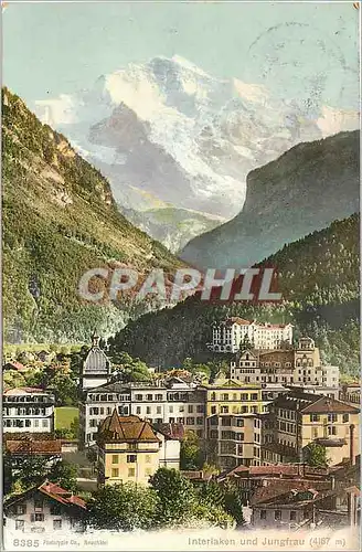 Cartes postales Interlaken und Jungfrau