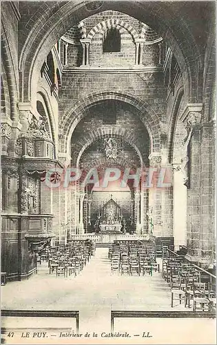 Ansichtskarte AK Le Puy - Interieur de la cathedrale