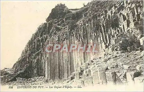 Cartes postales Environs du Puy - les orgues d'Espaly