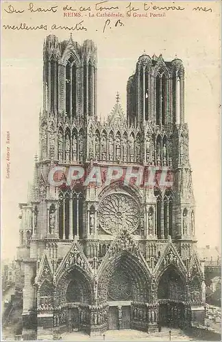 Ansichtskarte AK la cathedrale - le grand portail