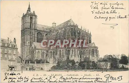 Cartes postales Le Mans - cathedrale - abside