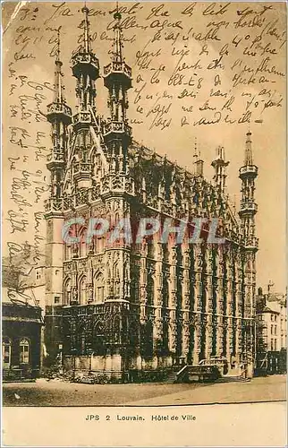 Cartes postales Louvain Hotel de vIlle