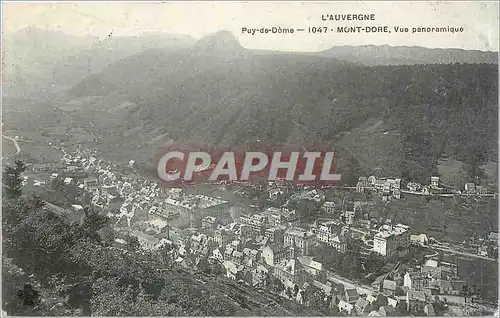 Cartes postales L'Auvergne Puy-de-Dome Mont-Dore vue panoramique