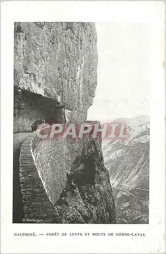 Cartes postales Dauphine - Foret de Lente et route de Combe-Laval