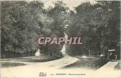 Cartes postales Barbizon - route du Bas-Brean