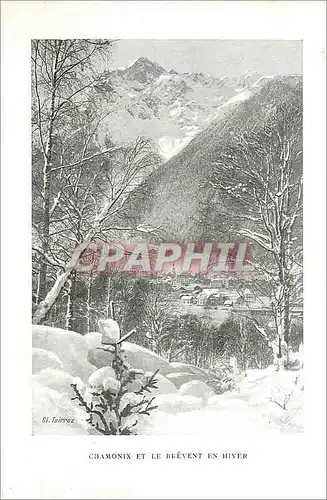 Cartes postales Chamonix et le Brevent en hiver