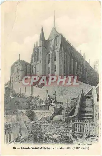 Cartes postales Mont Saint Michel - la Merveille