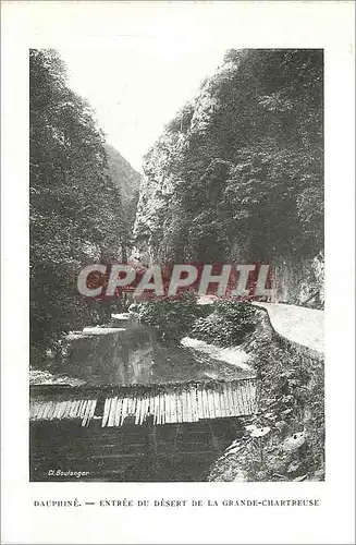 Cartes postales Dauphine - entree du desert de la Grande-Chartreuse