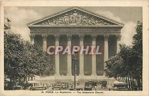 Cartes postales Paris la Madeleine