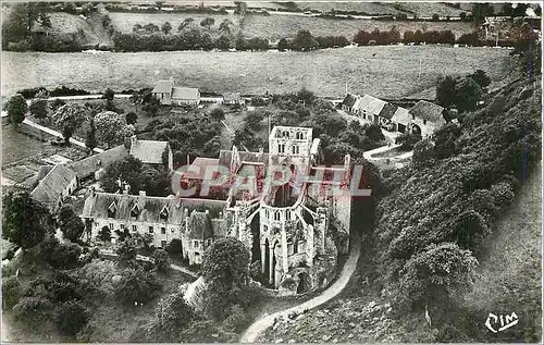 Cartes postales moderne Hambye Manche l'abbaye vue aerienne