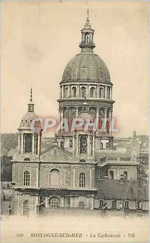 Cartes postales Boulogne-sur-Mer la cathedrale
