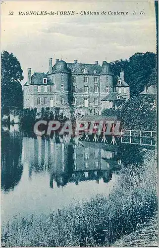 Cartes postales Bagnoles-de-l'Orne - ch�teau de Couterne