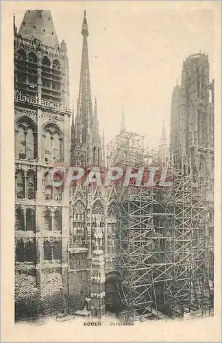 Cartes postales Rouen cathedrale