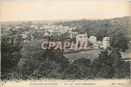 Ansichtskarte AK Bagnoles-de-l'Orne Vue sur Tesse-la-Madeleine