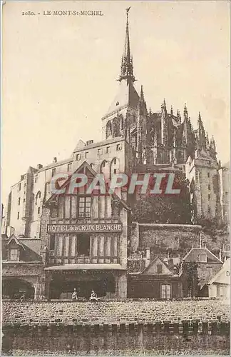 Cartes postales Le Mont-St-Michel Hotel de la Croix Blanche