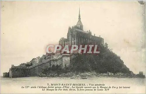 Cartes postales Mont Saint-Michel Vue generale