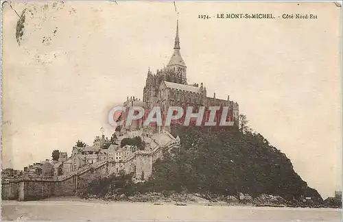 Cartes postales le Mont St-Michel cote Nord-Est