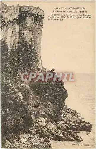 Cartes postales le Mont St-Michel la tour du Nord
