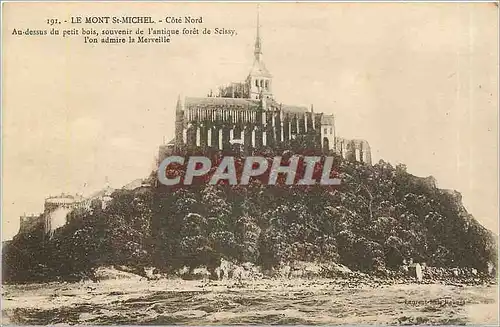 Cartes postales le Mont St-Michel cote Nord