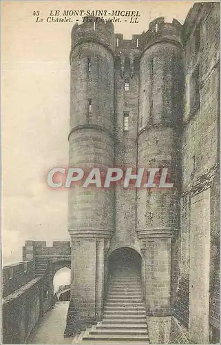 Cartes postales le Mont St-Michel le chatelet